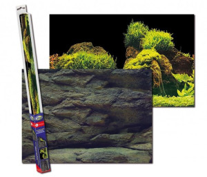 Aquanova Tło Dwustronne Rock/Plants 100X50Cm