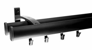 Karnisze Aluminiowe Szyna Classic Podwójna 500 Cm