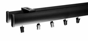 Karnisze Aluminiowe Szyna Classic Podwójna 720 Cm