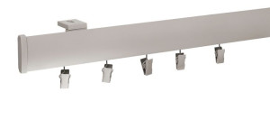 Karnisze Aluminiowe Szyna Classic Pojedynczy 520 Cm