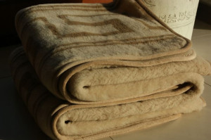Koc Wełniany Wełna Wielbłądzia Z Wełny Camel 240
