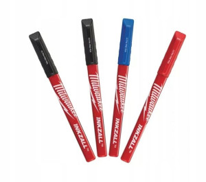 MILWAUKEE MARKER INKZALL cienkopis kolorowe 4szt