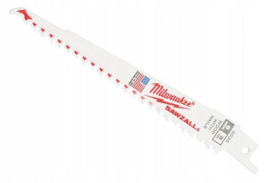 MILWAUKEE Brzeszczot do drewna 150mm 5zab metalem