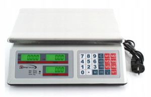 Elektroniczna Waga 40kg / 2g Sklepowa Kalkulacyjna