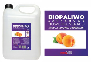 Biopaliwo bioetanol zapachowe brzoskwinia biokominek 5L