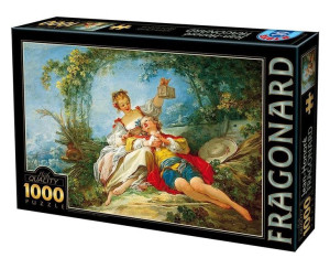 Puzzle 1000 Jean Honore Fragonard, Zakochani