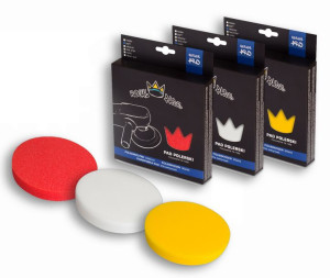 ZESTAW Padów polerskich Royal Pads na rotację 150mm (soft, medium, hard)