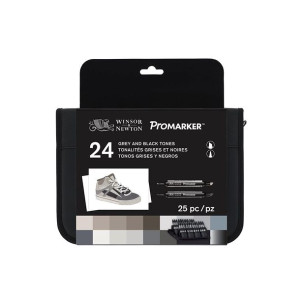 Zestaw Promarker  24 Grey Winsor & Newton