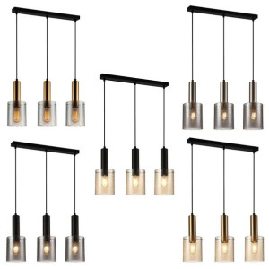 Lampa wisząca Sardo Rain PND-5581-3A-BRO+RNSG Italux