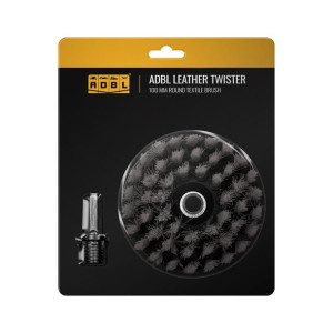 ADBL Leather Twister - Szczotka do Skór na Wkrętarkę Delikatna 100mm
