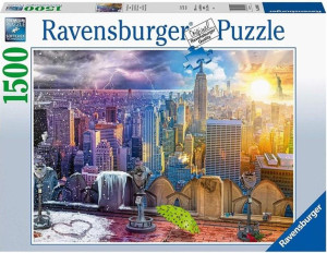 Puzzle 1500 Nowy Jork W Lecie I Zimie