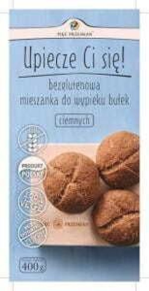 Mieszanka do wypieku bułek ciemnych bez glutenu 400g Pięć Przemian