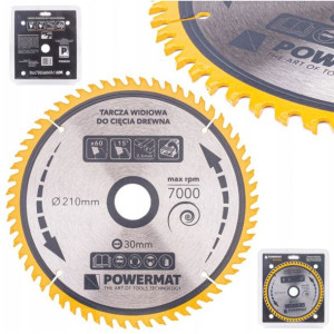 Tarcza WIDIOWA Do Drewna Piły Piła 210 x 30 mm 60Z