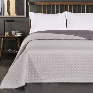 DecoKing Narzuta Willow szara 200x220