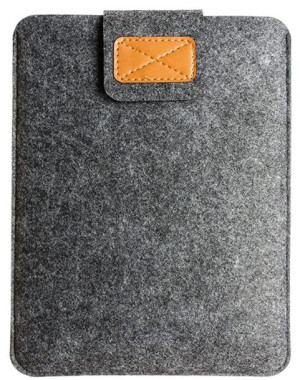 Uniwersalne etui, torba na komputer, Tablet 13 cali - filcowy ciemny szary