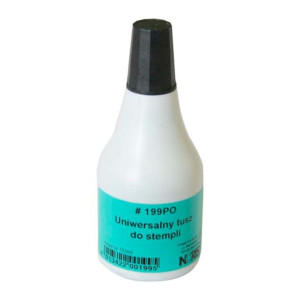 Tusz do stempli czarny szybkoschnący 25ml Noris