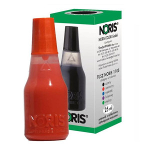 Tusz do stempli czerwony 25ml 110 Noris