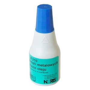 Tusz do stempli metalowych niebieski 210 Noris