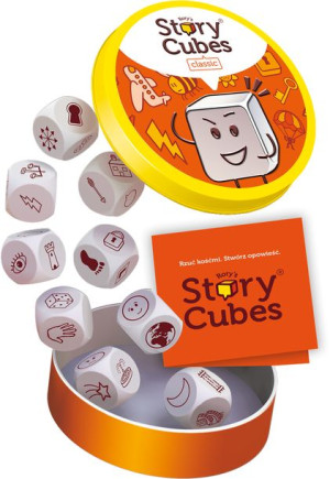 KOŚCI OPOWIEŚCI Story Cubes PODSTAWA Gra +PUSZKA
