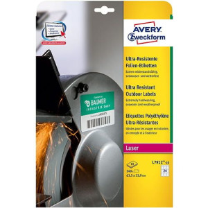 Etykiety polietylenowe ultra resistant Avery Zweckform 63,5x33,9 mm L7912-1