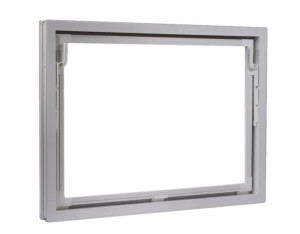 Aco Okno Gospodarcze Uchylne 80x60 Białe Pvc