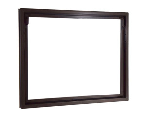 Aco Okno Gospodarcze Uchylne 100 X 80 Brąz Pvc