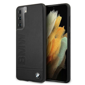 Etui BMW do Samsung S21  czarny Signature Logo Imprint