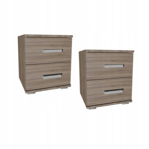 2x stolik nocny SEMI 40cm z szufladami trufel SI-D