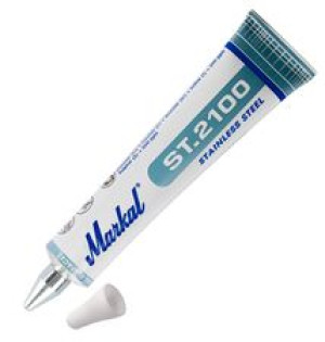 Markal ST2100 3mm marker stal nierdzewna biały