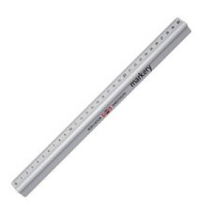 Koh i noor Linijka 30cm metalowa z uchwytem