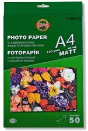 Koh i noor Papier Foto Matowy 120g A4 50szt