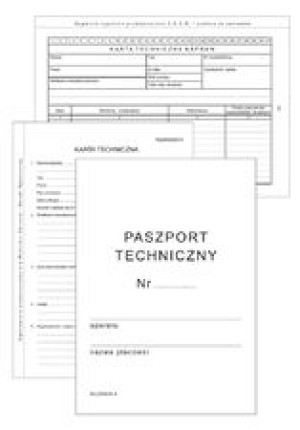 Druk Paszport techniczny A5