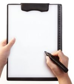 Clipboard magnetyczny czarny