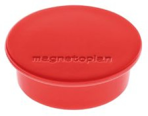 Magnesy Discofix Color 2.2kg 40x13 mm 10szt czerw