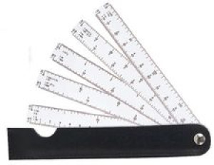 Leniar Skalówka wachlarzowa 15cm etui