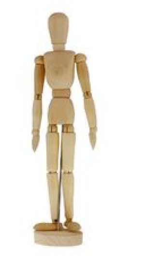 Leniar Manekin Model do szkicu Mężczyzna 30 cm