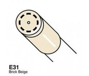 COPIC Ciao Marker E31 Brick Beige