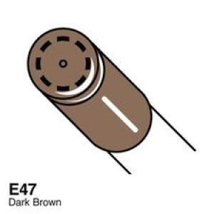 COPIC Ciao Marker E47 Dark Brown