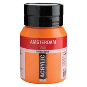 Talens Amsterdam farba akryl 500ml 276 azo orange