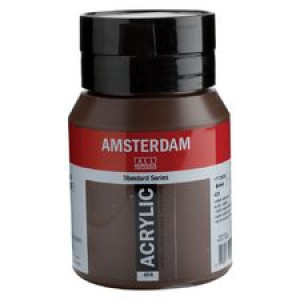 Talens Amsterdam farba akryl 500ml 409 burnt umber