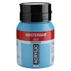 Talens Amsterdam farba akryl 500ml 517 kings blue