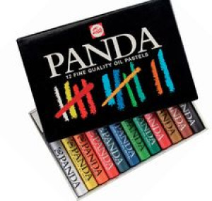 Talens Panda Pastele Olejne 12kol