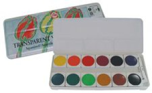 Talens Transparent Farby akwarelowe 12+1kol
