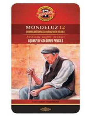 Koh i noor Mondeluz Deluxe Kredki 12 kol metal