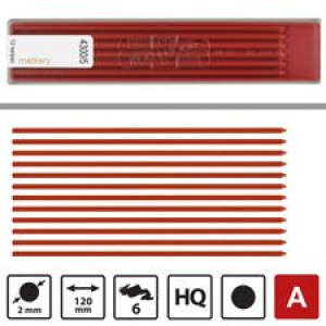Koh i noor Colorama Wkład Grafit 2,0mm 12x Czerwon