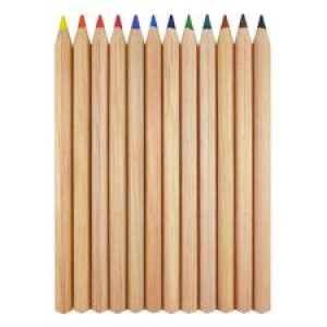 Kredki Jumbo Natural Special Finish 12 kol
