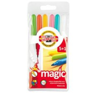 Koh i noor Magic Flamastry 5+1 kol