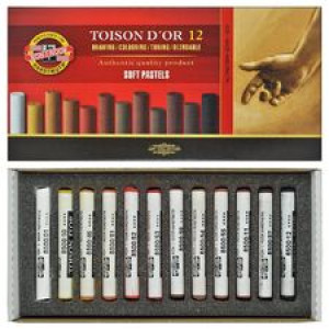Koh i noor ToisonDor Soft Pastele Brązy 12szt