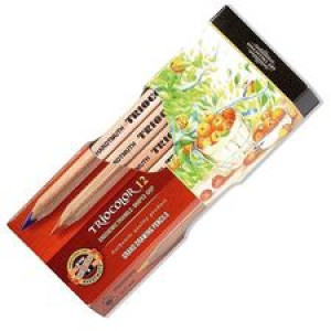 Koh i noor Triocolor Natural Kredki 12 kol