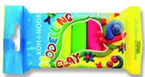 Koh i noor Plastelina Fluorescent 5 kol 100g Folia